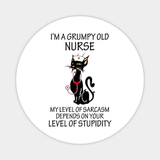 Im a grumpy old nurse Magnet